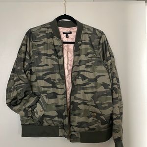 Torrid camo bomber jacket